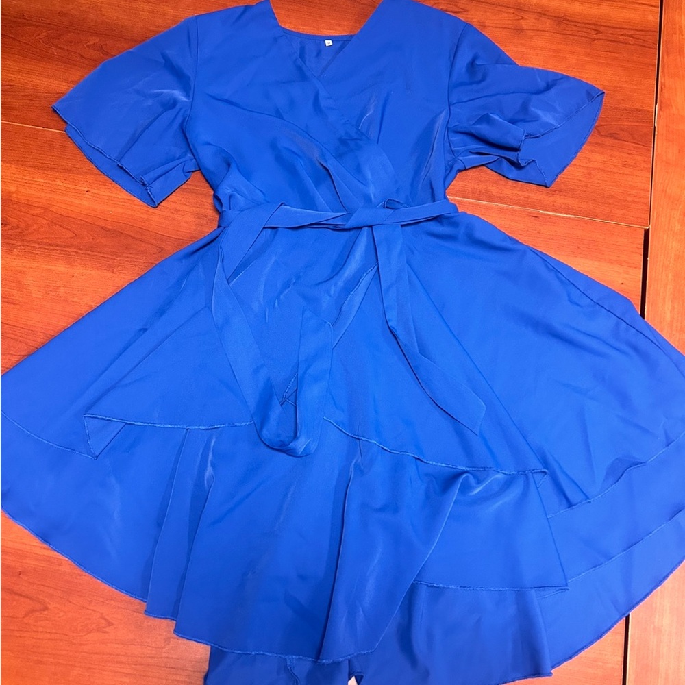 Blue dress